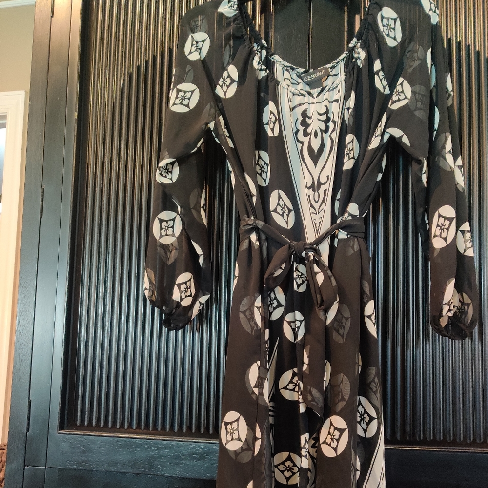 Lane Bryant Black and White Dress